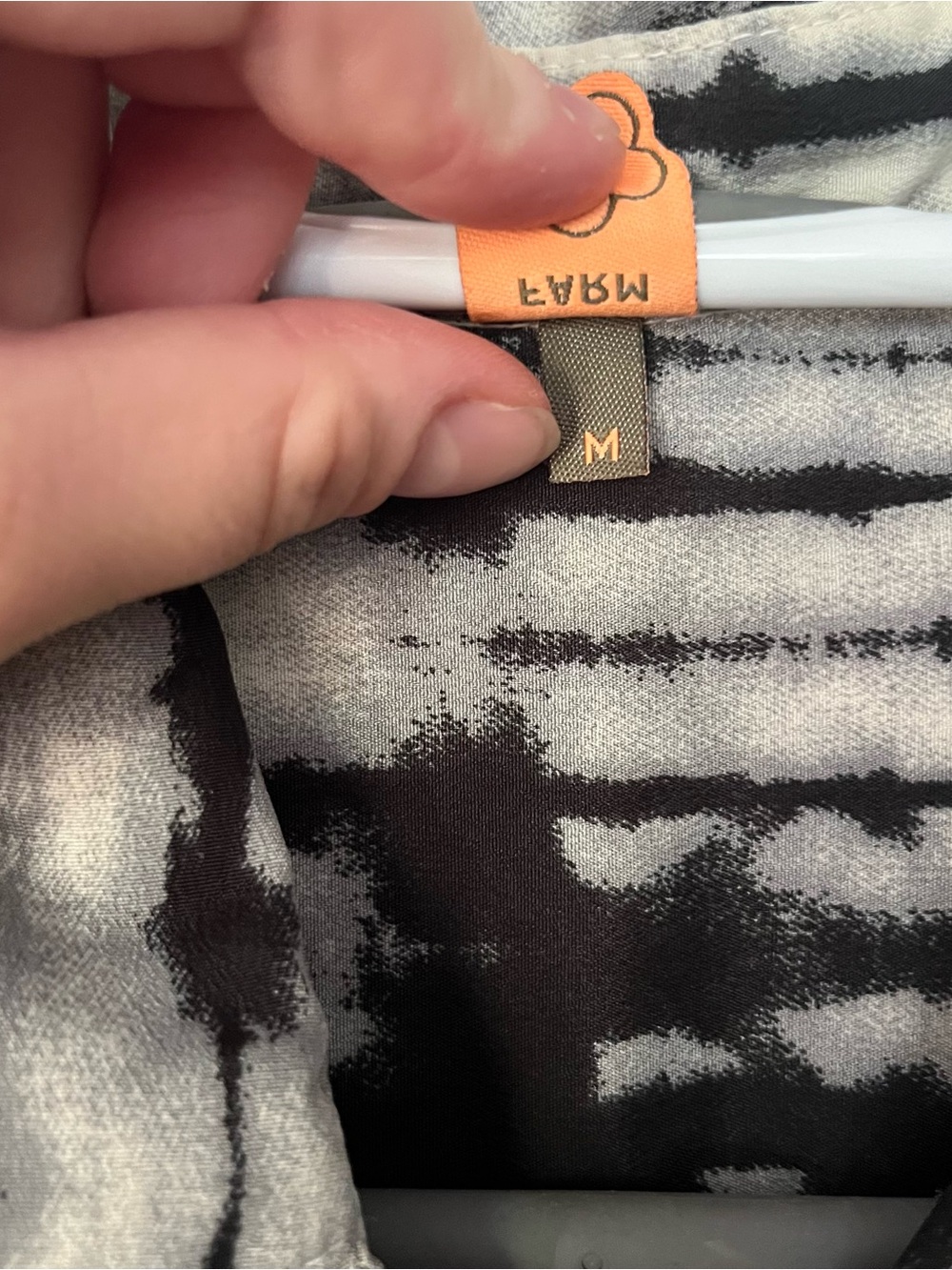 Farm Rio Tie Dye Snake Skin Pattern Romper - Picture 15 of 15